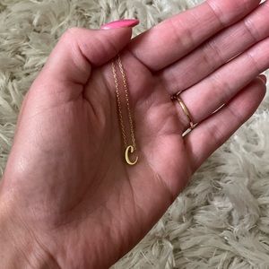 COPY - “C” initial necklace